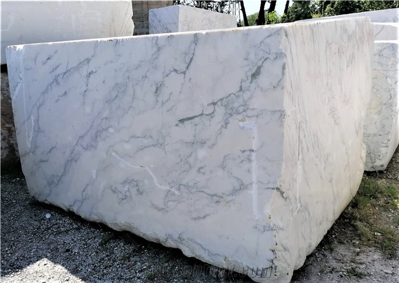 Calacatta Vagli Marble Block, Italy White Marble