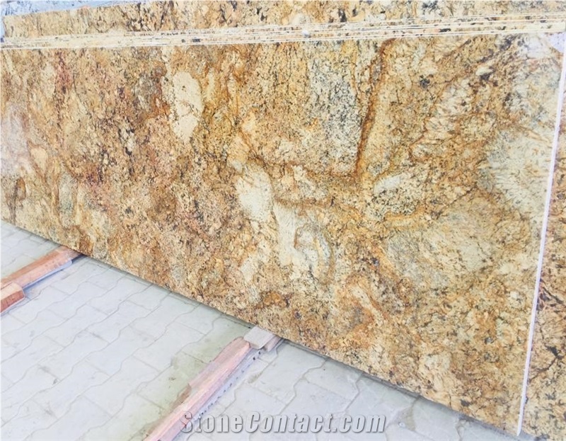 Alaska Gold Granite Tiles & Slabs