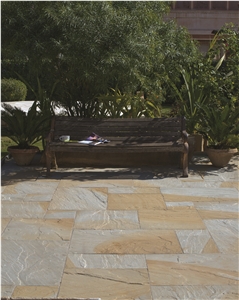 Glendale Double Color Sandstone Riven Paving