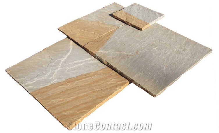 Glendale Double Color Sandstone Riven Paving