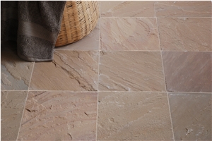 Golden Riven Lalitpur Yellow Sandstone Tiles