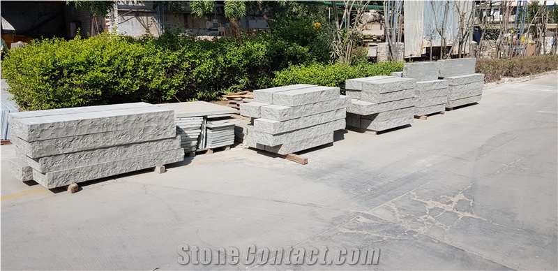 Grey Natural Stone Solid Steps/ Block Steps