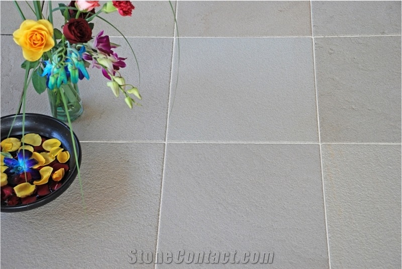 Moss Green-Raj Green Sandstone Textured Tiles
