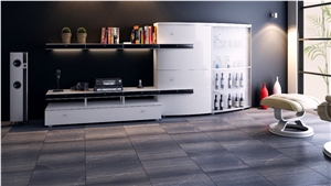 Mountain Black Polished Tiles & Slabs