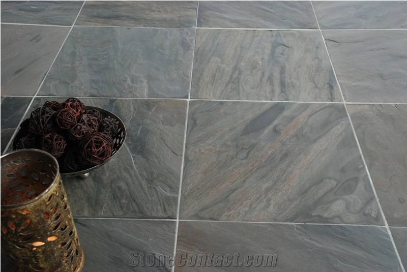 Multicolour Slate Antiqued Tiles & Slabs