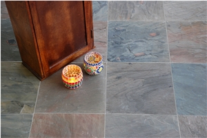 Multicolour Slate Riven Floor Tiles