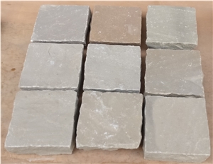 Ochre Yellow Natural Hand Cut Paving Setts