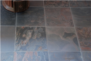 Peacock Slate Antiqued Tiles Peacock Slate Antiqued Tiles