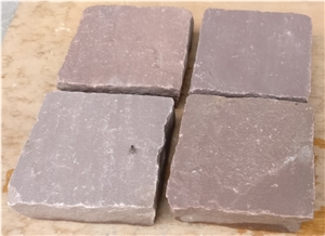 Sunset Red Natural Hand Cut Paving Setts