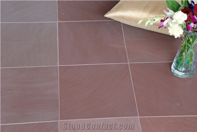 Sunset Red Polished Tiles & Slabs
