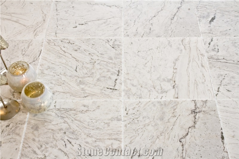Venetian White Marble Tiles & Slabs