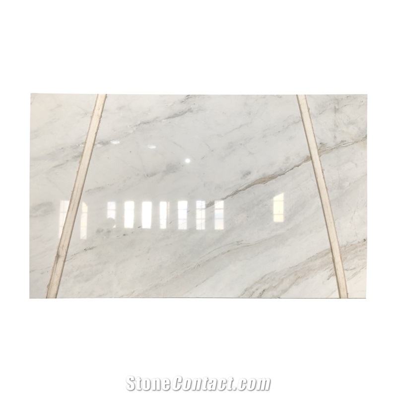China New White Marble Slabs Tiles Bianco Oro