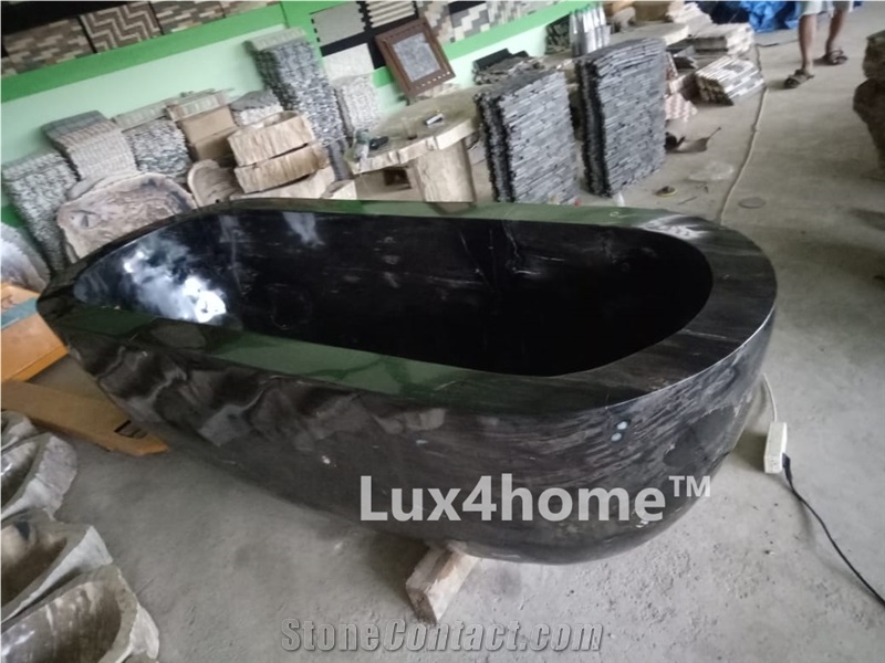 Fossil Petrified Wood Bathtub Lignum Natural Stone