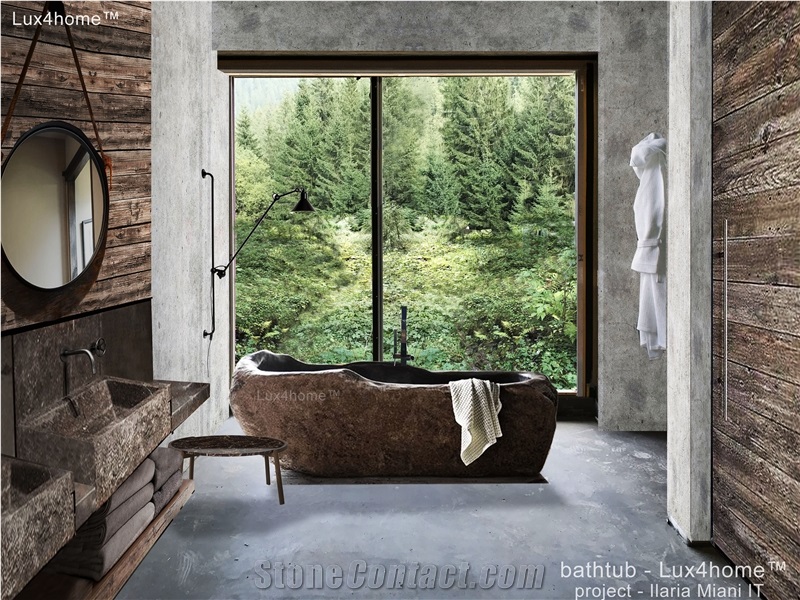 Natural Stone Bathtub Eclipse