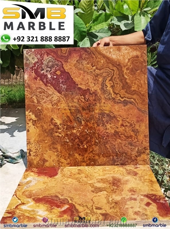 Afghan Multi Green Onyx Slabs & Tiles