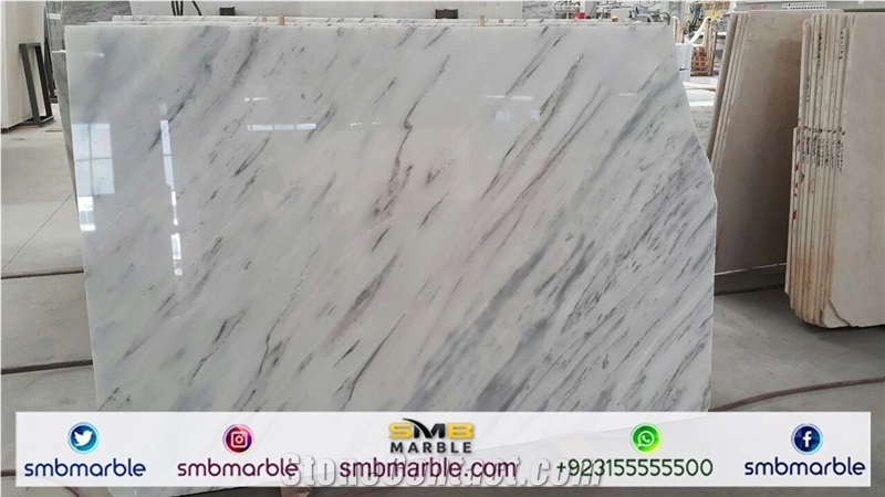 Ziarat White Marble Tiles & Slabs