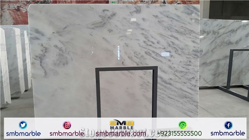 Ziarat White Marble Tiles & Slabs