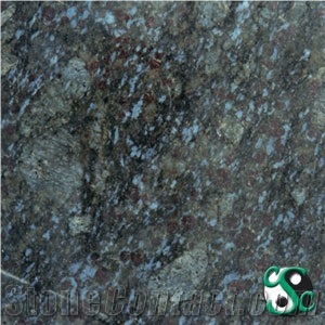 Blue Hawaii Granite Polished Tile, Butterfly Blue Granite