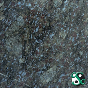 Blue Hawaii Granite Polished Tile, Butterfly Blue Granite