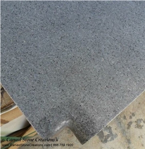 Padang Gray Granite Pool Coping Corner