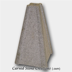 Tall Pyramid Granite Fountain