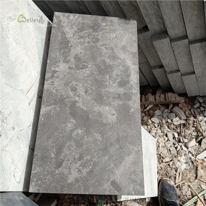 Acid Washed Finish Blue Limestone for Floor
