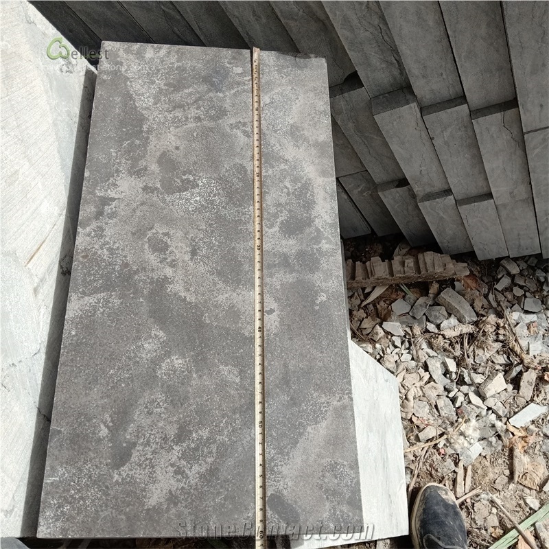 Acid Washed Finish Blue Limestone for Floor
