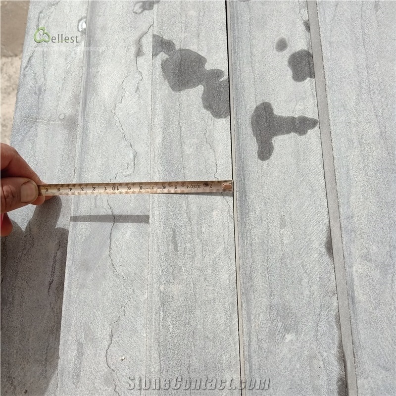 Acid Washed Finish Blue Limestone for Floor