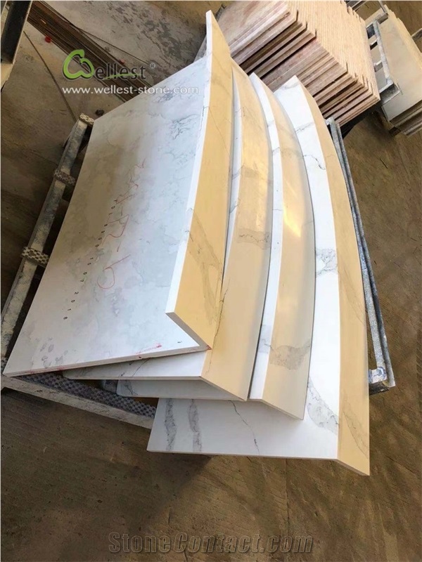 Beautiful White Quartz Countertop