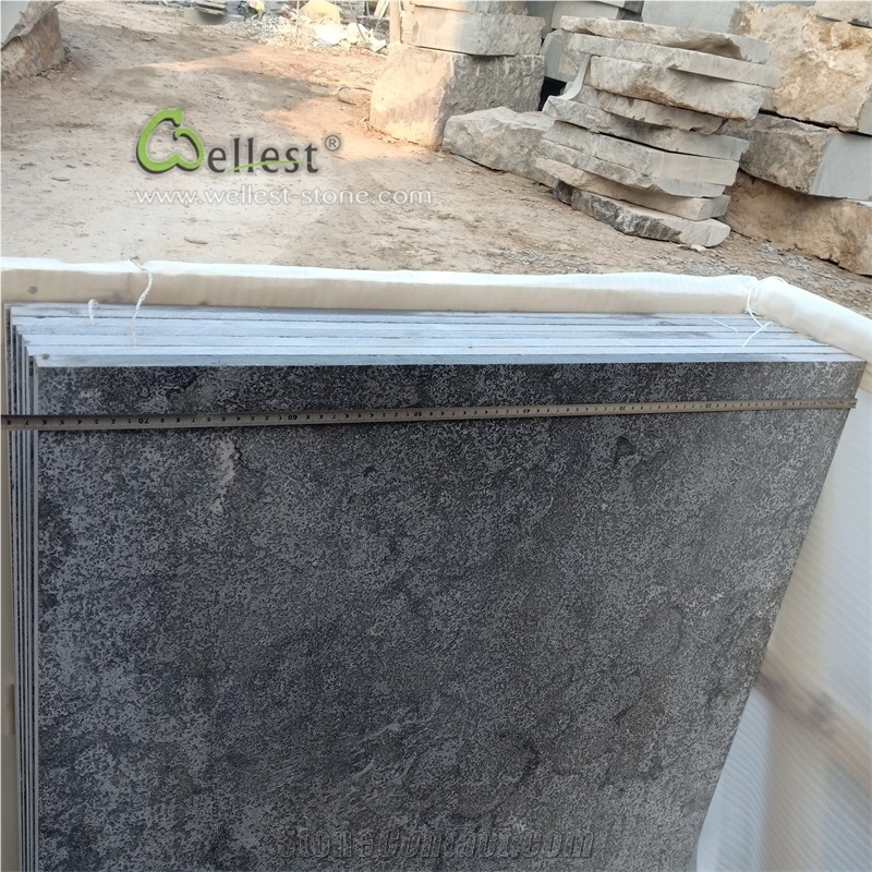 Blue Stone Flamed Exterior Flooring Tile