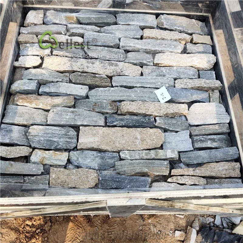 Random Loose Natural Quartzite Stone for Wall