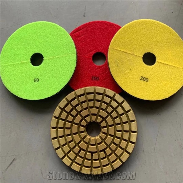 Diamond Resin Stone Polishing Pad Concrete Foor