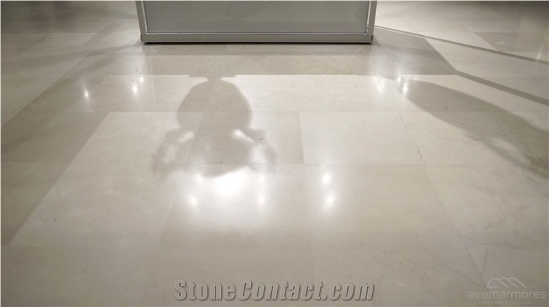 Moca Cream Medium Limestone Floor Application