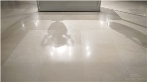 Moca Cream Medium Limestone Floor Application
