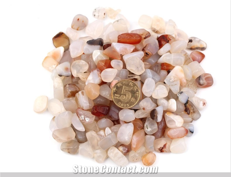 Agate Green Onex Colour Polished Pebbles