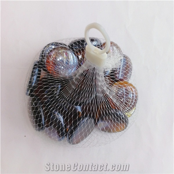 Amber Crystal Glass Gems Beads for Vase Filler