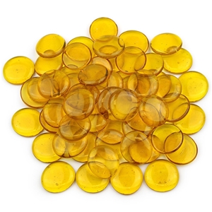 Amber Crystal Glass Gems Beads for Vase Filler