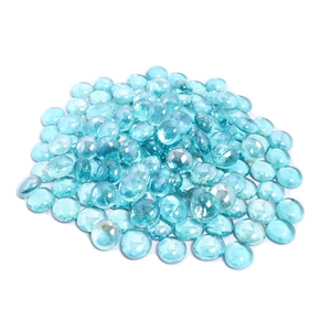 Trasparent Glass Flat Ball for Fish Tank