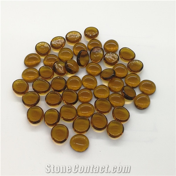Trasparent Glass Flat Ball for Fish Tank