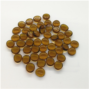 Trasparent Glass Flat Ball for Fish Tank