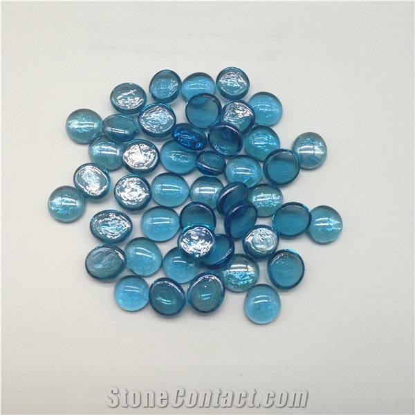 Trasparent Glass Flat Ball for Fish Tank