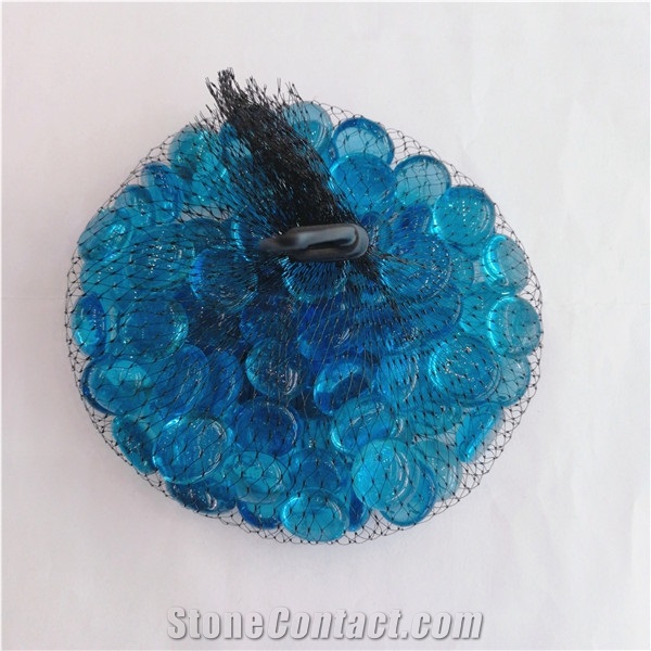 Trasparent Glass Flat Ball for Fish Tank