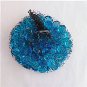 Trasparent Glass Flat Ball for Fish Tank