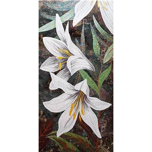 Green Leaf White Lily for Office and House Dec Green Leaf White Lily for Office and House Dec