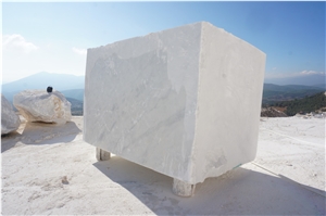 Mugla White Marble Blocks, White Cosmos Marble Blocks Mugla White Marble Blocks, White Cosmos Marble Blocks