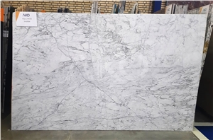 Wavy White Marble Slabs, Neyriz White Marble
