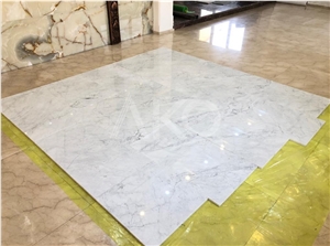 Wavy White Marble Slabs, Neyriz White Marble