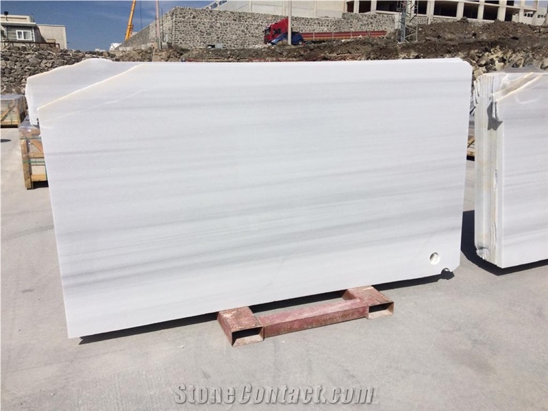 Marmara White Marble Slabs
