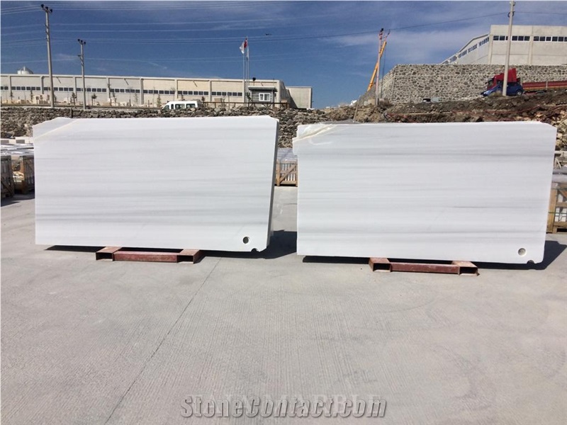 Marmara White Marble Slabs