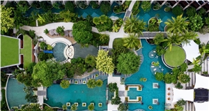 Premium Sukabumi Green Stone for Swimming Pool